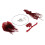 Dream Catcher DIY Material kits Iron loop ,suede cord ,feather,Beads R 1