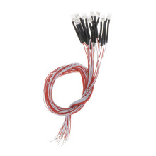 10PCS Pre-wired 3mm LED Light Bulb Emitting Diodes DC3V RGB Quick Chan