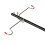 Camping Lantern Stand Lightweight Alloy Lamp Pole Hanger Holder 2 Hook 3