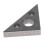 1Pc Alloy 45 Degree Triangle Square Ruler Angle Measuring Tool Silver 3