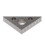 1Pc Alloy 45 Degree Triangle Square Ruler Angle Measuring Tool Silver 2