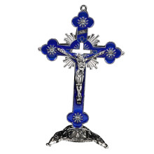 Crucifix Wall Cross Jesus Christ On Cross Statue Tabletop Decor Dark B