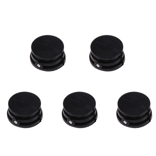 5 Pieces Surfing Leash Plug Surfboard Longboard Leash Cup Plug 25mm Bl