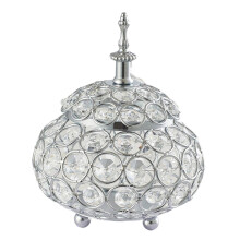 Crystal Crystal Tealight Candle Holder Silver