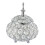 Crystal Crystal Tealight Candle Holder Silver 1