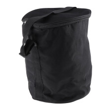 Round Bucket Bag Sports Basket Sports Tennis Balls Storage Handbag Bla
