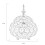 Crystal Crystal Tealight Candle Holder Silver 2