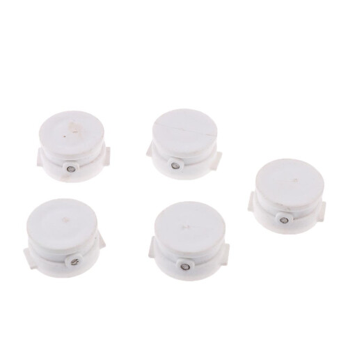 5 Pieces Surfing Leash Plug Surfboard Longboard Leash Cup Plug 25mm Wh 1