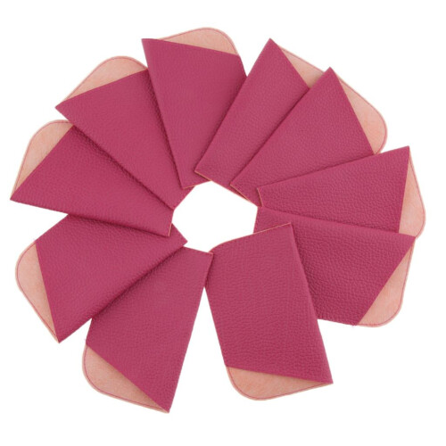 10 Pieces Eyeglasses Sunglasses Protector Box Pouch Glasses Case Purpl 1