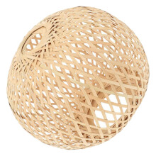 Bamboo Woven Lampshade Handwoven Rustic for Kitchen Island Teahouse 21
