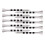 100pcs Bamboo Golf Tees Stripe Mark Scale High Performance 70mm White 1