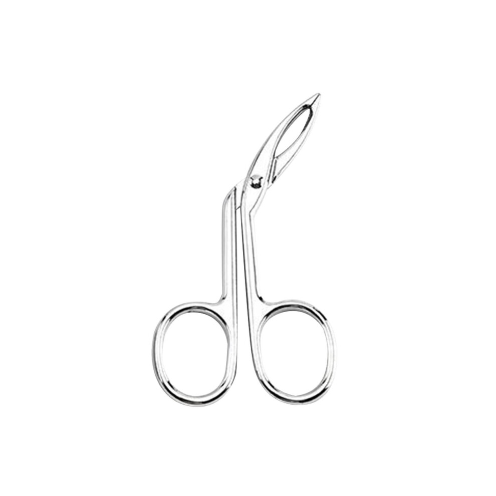 Eyebrow Tweezers Scissors Handle Comfortable Grip Flat Tip Tweezers Tr