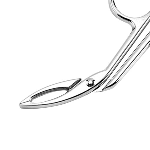Eyebrow Tweezers Scissors Handle Comfortable Grip Flat Tip Tweezers Tr 2