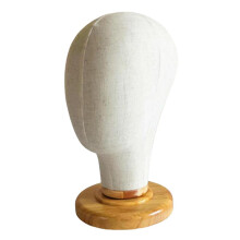 Tabletop Canvas Wig Making Mannequin Hat Holder Stand Display Manikin