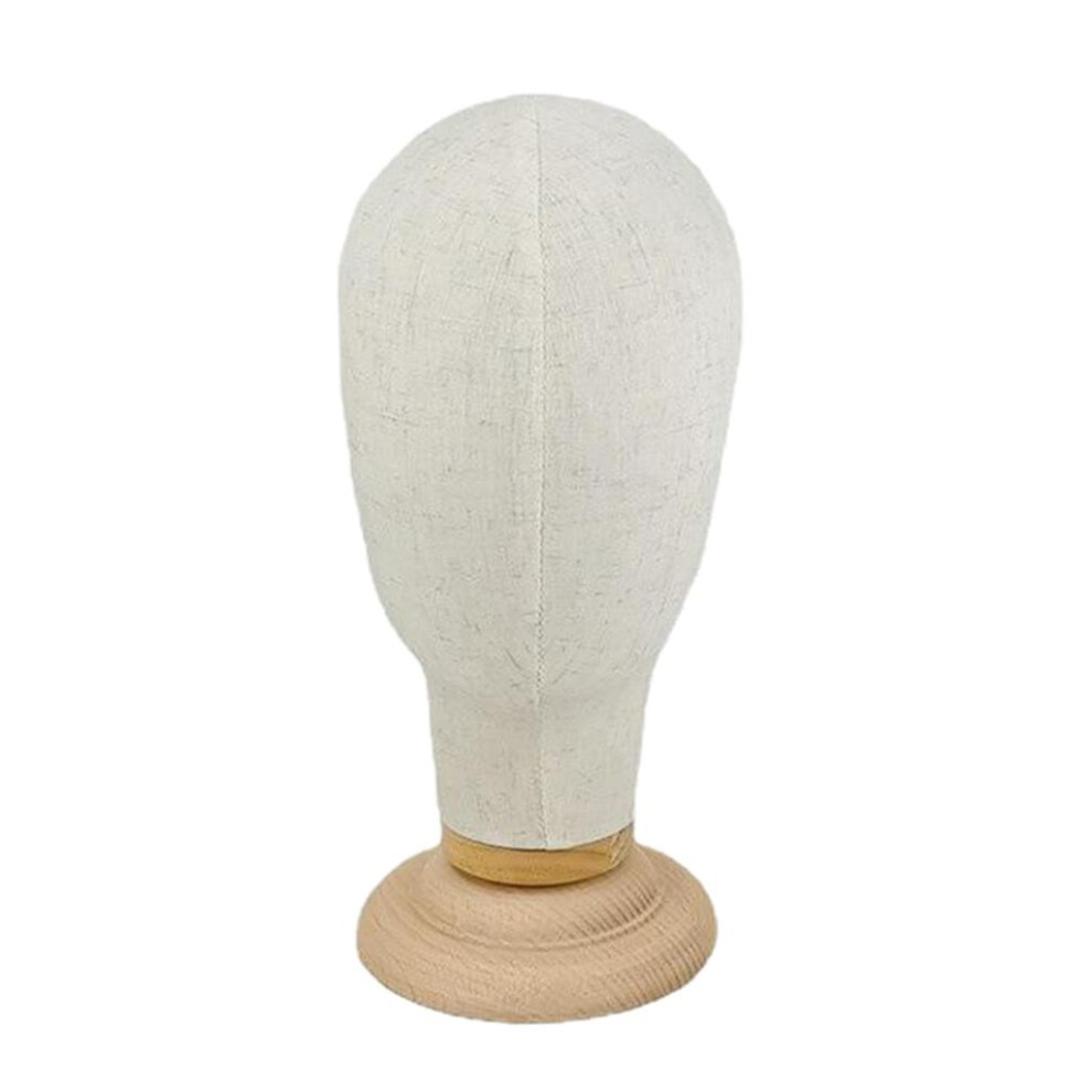 Canvas Block Head For Wig Making Manikin/Mannequin Hats Display with S