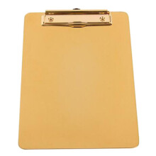 Portable Clipboard Stainless Steel Writing Board Metal Clip Document H
