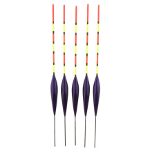5pcs Rock Fishing Buoy Plastic Wood Fishing Floats Slip Bobber Floats