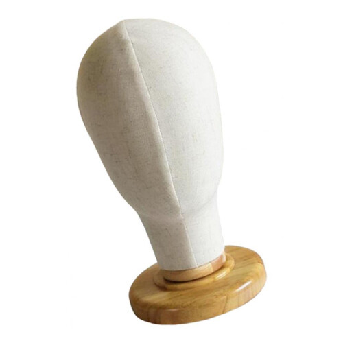 Tabletop Canvas Wig Making Mannequin Hat Holder Stand Display Manikin 2
