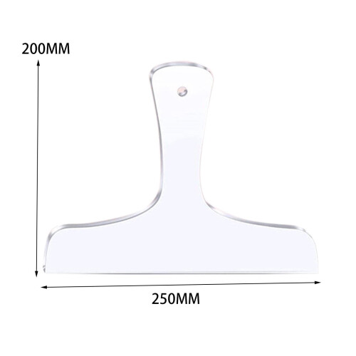 Acrylic Cutting Board Handle Router Template Clear Acrylic Handle Temp 1