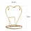 Coffee Mug Holder Drain Rack Cup Display Stand for Counter Cabinet Gol 2