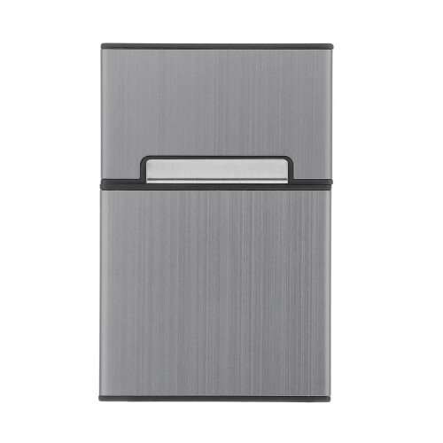 20 Cigarette Case Waterproof Regular Size Box Holder Accessory Gray 1