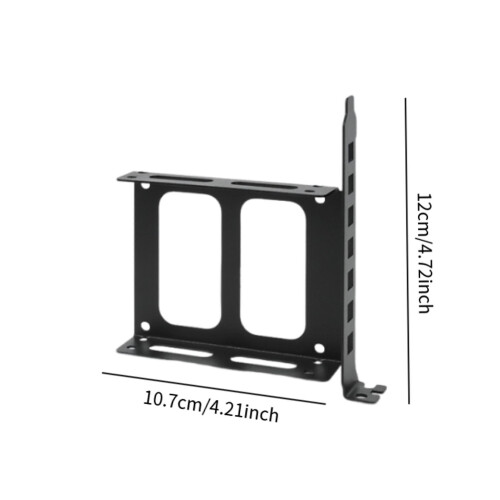 2.5" SSD Mounting Bracket Hard Drive Holder Computer HDD Bay Metal Dri 1