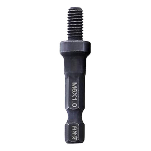 1/4'' Hex Shank Adapter Thread Drill Chuck Adapter A- M6 x 1.0 2