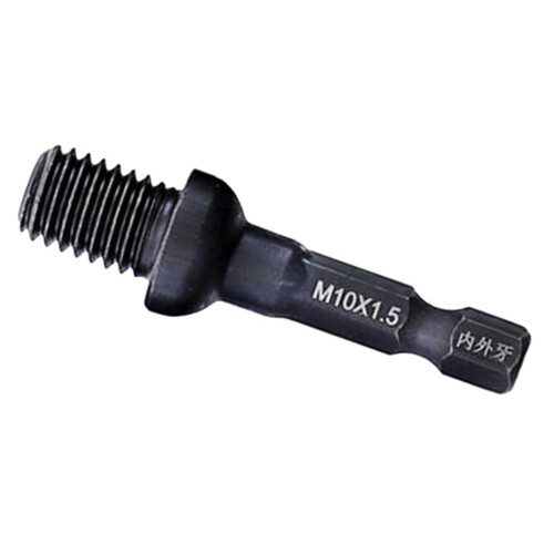 1/4'' Hex Shank Adapter Thread Drill Chuck Adapter A- M10 x 1.5 1