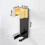 Wall Mount Curling Iron Holder Hair Styling Tool Organizer for Flat Ir 2