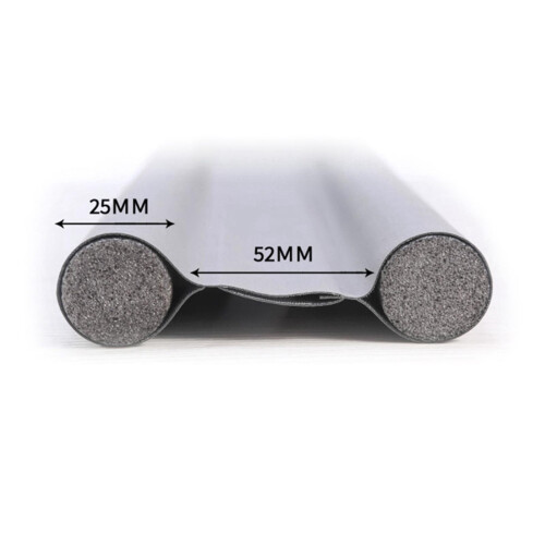 Door Under Bottom Seal Soundproof Draft Secure Foam Strip Blocker Blac 1
