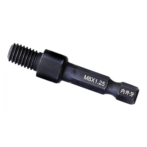 1/4'' Hex Shank Adapter Thread Drill Chuck Adapter A- M8 x 1.25 2