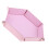 Dice Folding Hexagon Tray PU Leather Dice Rolling Tray for Game Pink 1