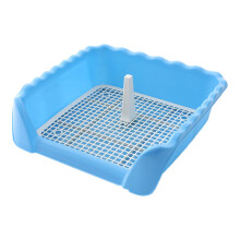 Pet Cat Training Toilet Tray Detachable Lattice Dogs Toilet for Indoor