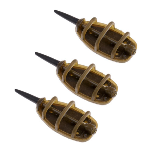 3Pcs Inline Method Feeder Set Carp Fishing Tackle Bait Cage Carp Feede 1