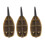 3Pcs Inline Method Feeder Set Carp Fishing Tackle Bait Cage Carp Feede 3