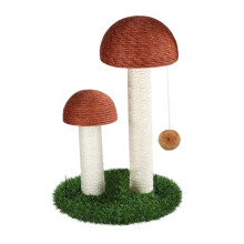 Cat Scratching Post Mushroom Scratching Post for Cat Kitten Coffee wit