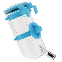 Adjustable Height Pet Dog and Cat Cage Water Bottle Dispenser Blue