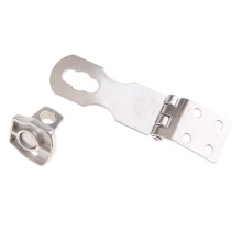 316 Stainless Steel Anti-Theft Folding Hasp Door Latch Sliding Padlock