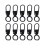 10 Pcs Zipper Pull Replacement Repair Kit Craft For Luggage Jacket Bac 1