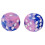 6-sided Game Dice 16mm Dice for Board Games and Teaching Math Pink+Blu 3