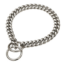 Metal Dog Chain Collar Training Necklace Choker Heavy Duty Chew Proof