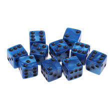 10Piece Six Sided D6 Dice Square Dotted for Dungeons and Dragons Toys