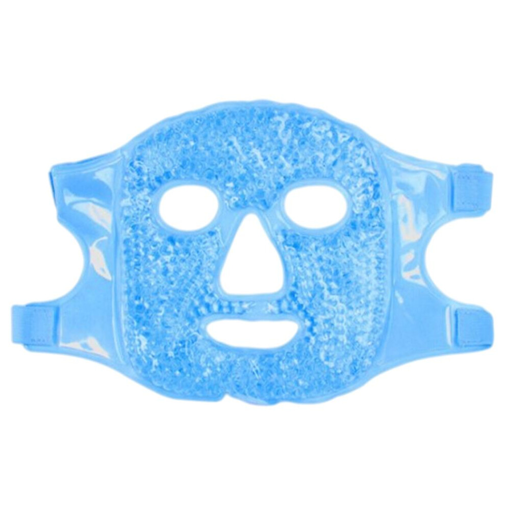 Blue Face Mask Hot Cold Therapy Facial Eye Gel Ice Mask Wrap Freezable