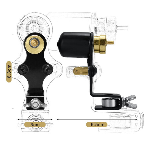 Beginner Complete Tattoo Kit Machine Rotary Set     Power Supply Needl 1