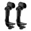 2Pcs Anti Shake Adjustable Height Clip-on Drum Mount Microphone Clamp 2