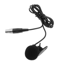 Wireless Microphone XLR 3-pin Connector Lavalier Microphone Plastic Cl