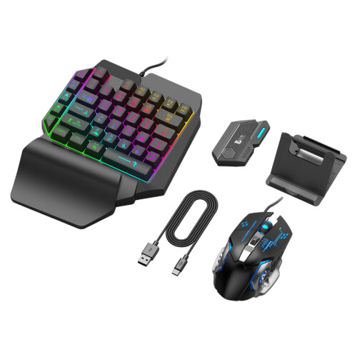 Mobile Phone Keyboard Mouse Console Adapter USB Hub Converter for Mix