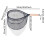 Landing Net Short Handle Portable Wood Handle Compact Freshwater Fishi 2