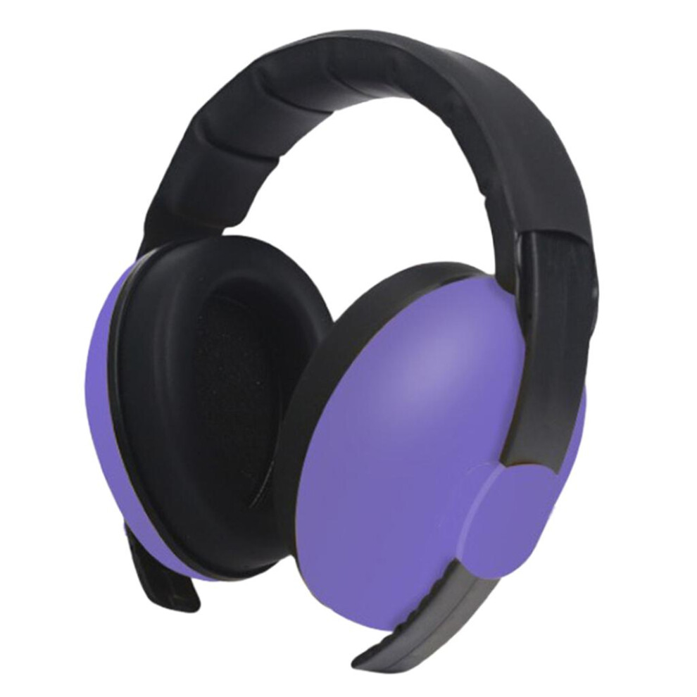Baby Kids Ear Defenders Noise Reduction Protector Muff Earmuffs Unisex Kids Purple