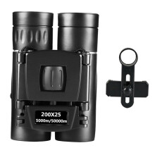 200x25 Binoculars Telescope Long Distance for Concert Theater with Cli